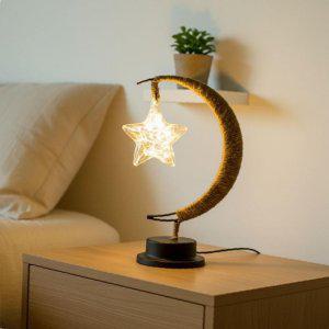 초승달 LED 수면등 건전지식 인테리어 탁상 조명 아이방 무드등