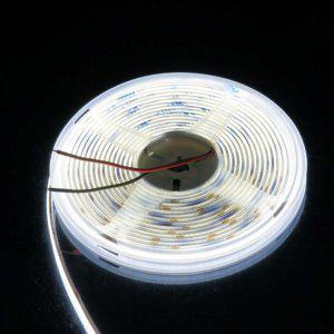 DC 12V 전원 슬림 LED 줄조명 5M 간판 조명 연출 10000K