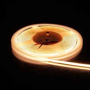 DC 12V 전원 슬림 LED 줄조명 5M 3000K 간판 조명 연출