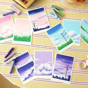 풍경 스케치 엽서 손그림 여행 드로잉 DIY 체험