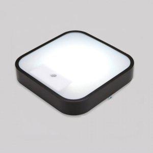 사각LED센서등 마빈 블랙 15W 주광 6500KLED 천장센서등 모션센서등