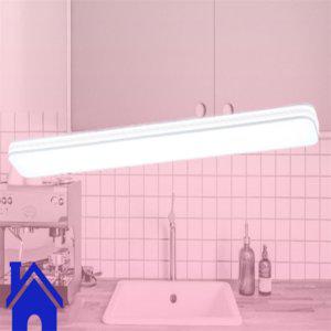 LED 주방등 터널LED 하이엔 라운드 2등 60W 주광 KC 주방싱크대조명 주방용등 주방거실등