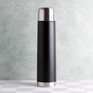 1L 블랙 원터치 진공보온병 스텐보온병