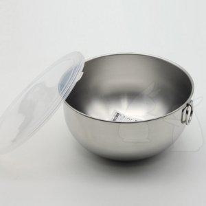 뚜껑있는 스텐볼 18cm 다라이 야채씻기 세척 겉절이 믹싱볼대