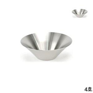 스텐볼 시리얼볼 스텐빙수그릇 샐러드볼 빙수용기 믹싱볼 무광 4호 24.5cm