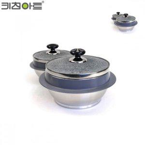 돌밥솥 가정용밥솥 솥밥솥 뚝배기솥 곱돌돌솥 자연석 곱돌솥 돌뚜껑 13cm 1인용