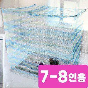 스마트 사각모기장 7 8인용 7929/ 차단 방충망 아기 캐노피 사각 침대