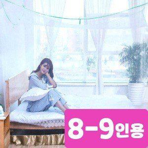 두드림 사각 방장 모기장 8 9인 0716/ 차단 방충망 아기 캐노피 사각 침대