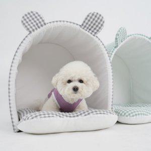 예쁜 강아지 집 키키부 펫 하우스(그레이) 숨숨집