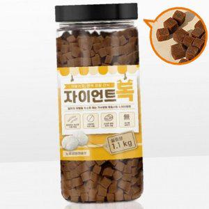 강아지 가수분해 견고 한입 져키 노루궁뎅이버섯 1.1kg 1P