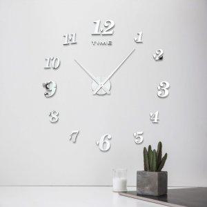 DIY 미니하트 붙이는 벽시계 디자인벽시계 실버