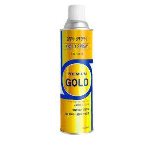 오공 락카스프레이 420ml 금색-1박스20개
