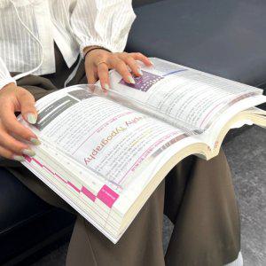 JPAR 책모양 투명 아크릴 문진 대형