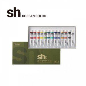 동양화물감 신한 S 한국화물감 7.5ml 13색 파레트
