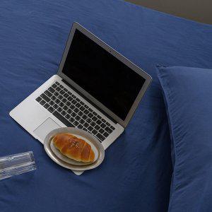 해피니 매트커버 레이 홑 매트리스커버 패밀리 (F) (네이비) 침대커버 침대매트커버