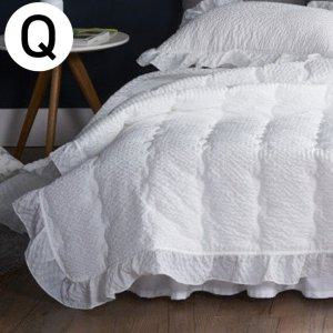 해피니 퓨어프릴 아사 여름 간절기 이불 퀸 Q (화이트)