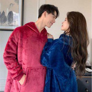 방콕 잠옷 극세사 입는담요 DD-11278 겨울