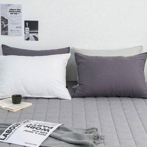 샤이니 그레이 퀸 순면 밴딩 카페트 겸용 패드
