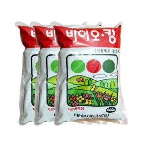 루미나D 바이오킹 600g 식물활성제 비료 거름 영양제 3개