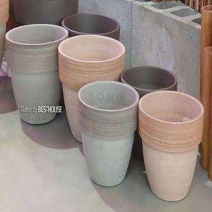 바소 20x17cm 이태리토기화분 토분화분 이태리화분 원형토분 그리스토분