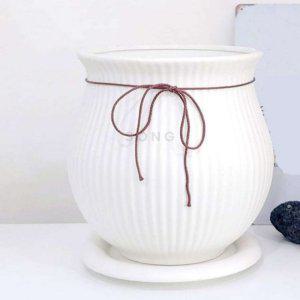 화분 화이트 D17x18cm 화이트토분 특이한화분 화이트화분 플랜테리어 튼튼한화분