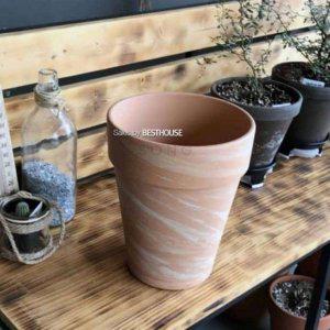 21x25cm 토분 살구색 화분 베란다화분 고급화분 독일토분 모던화분 인테리어화분
