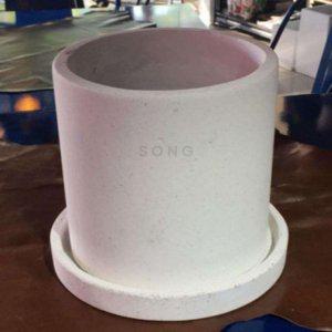 원형 20x20cm 화분 대형화분 석고소형화분 석고화분 원형화분 긴화분