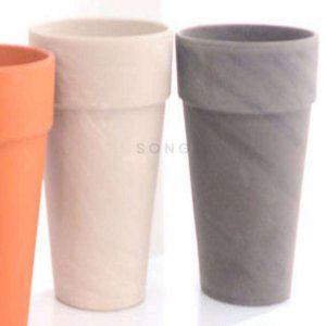 토분 21x25cm 바솔트 예쁜화분 사무실화분 모던화분 그레이화분 인테리어화분