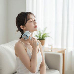 냉각 핸디선풍기 야외 활동 캠핑 차박용 고성능 출퇴근 지하철 대중교통