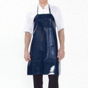 네이비 양면 미술 요리 주방 앞치마 방수 목걸이형