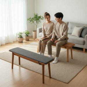 벤치 방석 쿠션 긴 의자 방석 30x80cm 편안한 좌석 패드 80cm
