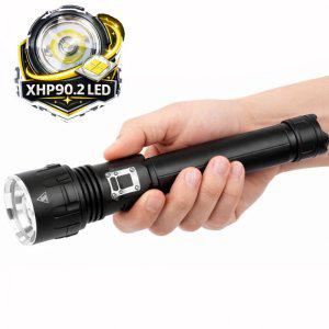 고효율 XHP90.2 LED 충전식 줌 야외 서치 라이트 손전등 랜턴 후레쉬 DJD16