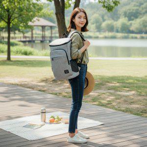 방수 아이스 쿨러백팩 캠핑 피크닉 보냉 보온 가방 대용량 배낭