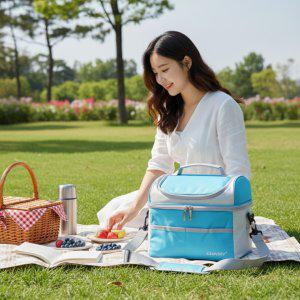 캠핑용 보온보냉 쿨러백 9L 나들이 도시락 가방 피크닉백