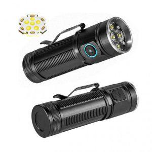 XHP360x6Ea LED 충전식 야외 서치 라이트 랜턴 손전등 후레쉬 DJDW5184 26650충전지