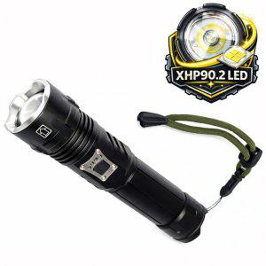 XHP90.2 LED 충전식 줌 야외 서치 라이트 랜턴 손전등 902 후레쉬