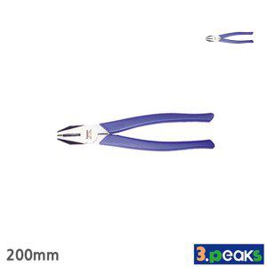 전선피복기 전공뺀지 전선피복펜치 집게공구 철선절단 가위형플라이어 전자 펜치 200mm