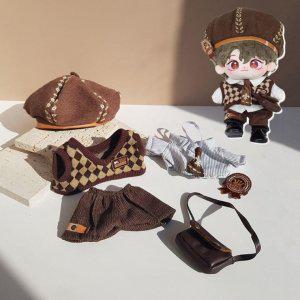 20cm 인형옷 6종세트 교복 피규어 솜인형 귀여운의류