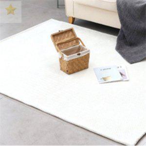 관리용이한 150x200 아이보리 지그재그러그 거실극세사카페트 거실극세사러그 논슬립카페트