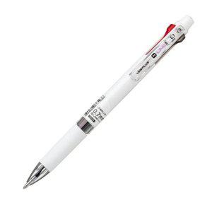 JmdS 라인플러스 볼펜 M-LINE3 검.적.청 3색볼펜 0.7 (화이트) (12자루) 1다스