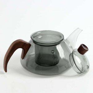 혜명몰 무드모어 차포트 550ml 차거름망 우리기 답례품 내열유리티팟 유리물병
