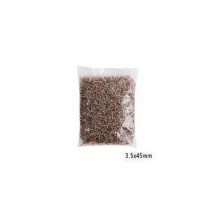 다용도 3.5mm 피스 나사못 1000개입 길이 45mm 천연색 칼블럭 고정못 칼브럭