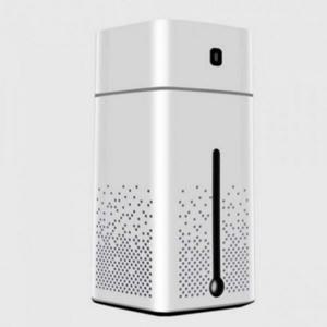 가정용 1리터 초음파 무드등 큐브 가습기 USB 화이트
