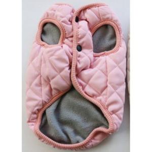 깔깔이 강아지 소프트 겨울 조끼 핑크 1P 산책 베스트 보온