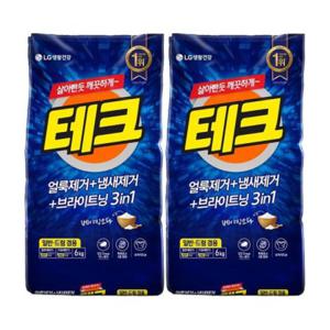 테크 6kg+6kg 베이킹파우더 세탁세제 분말세제