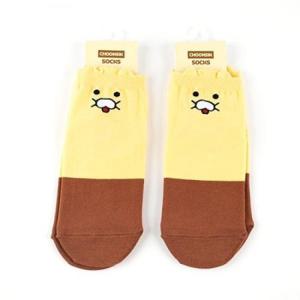춘식이 단목 배색 양말 4개세트 캐릭터 어린이 선물 카카오프렌즈