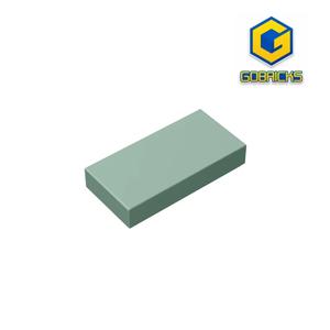 Gobricks GDS-566 타일 1x2(레고 3069 30070 어린이 DIY 빌딩 블록 기술과 호환되는 그루브 포함)