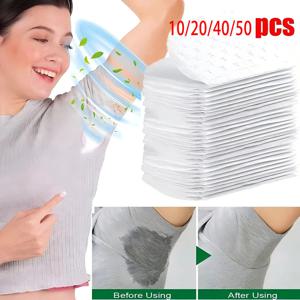 10/20/40/50pcs 남여 땀 패드 여름 방취제 겨드랑이 땀 방지 땀 패드 일회용 흡수 땀 방패 패드
