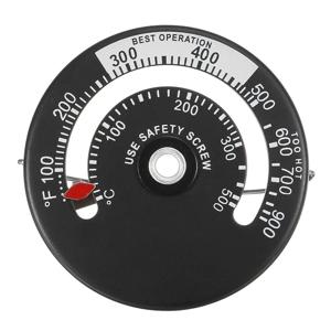 벽난로용 마그네틱 온도계, 목재 스토브 히터, 스토브 선풍기 파이프, 바베큐 온도 모니터, 오븐 벽난로 액세서리