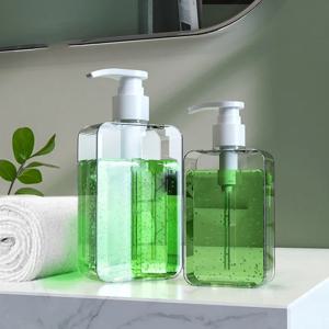 200/300ml 비누 디스펜서 병 욕실 액체 샴푸 샤워 젤 병 리필 가능 저장 용기 비누 프레스 빈 병